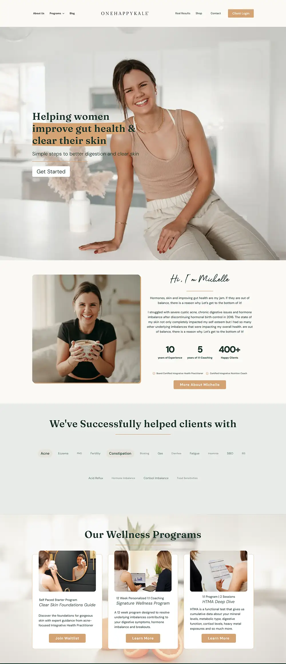 One Happy Kale — Shopify site by East End Web