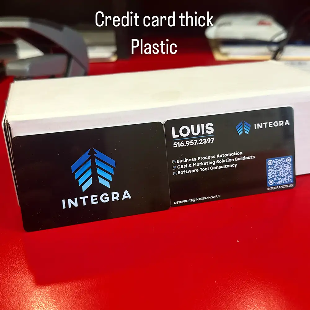 Thick Plastic Business Cards
